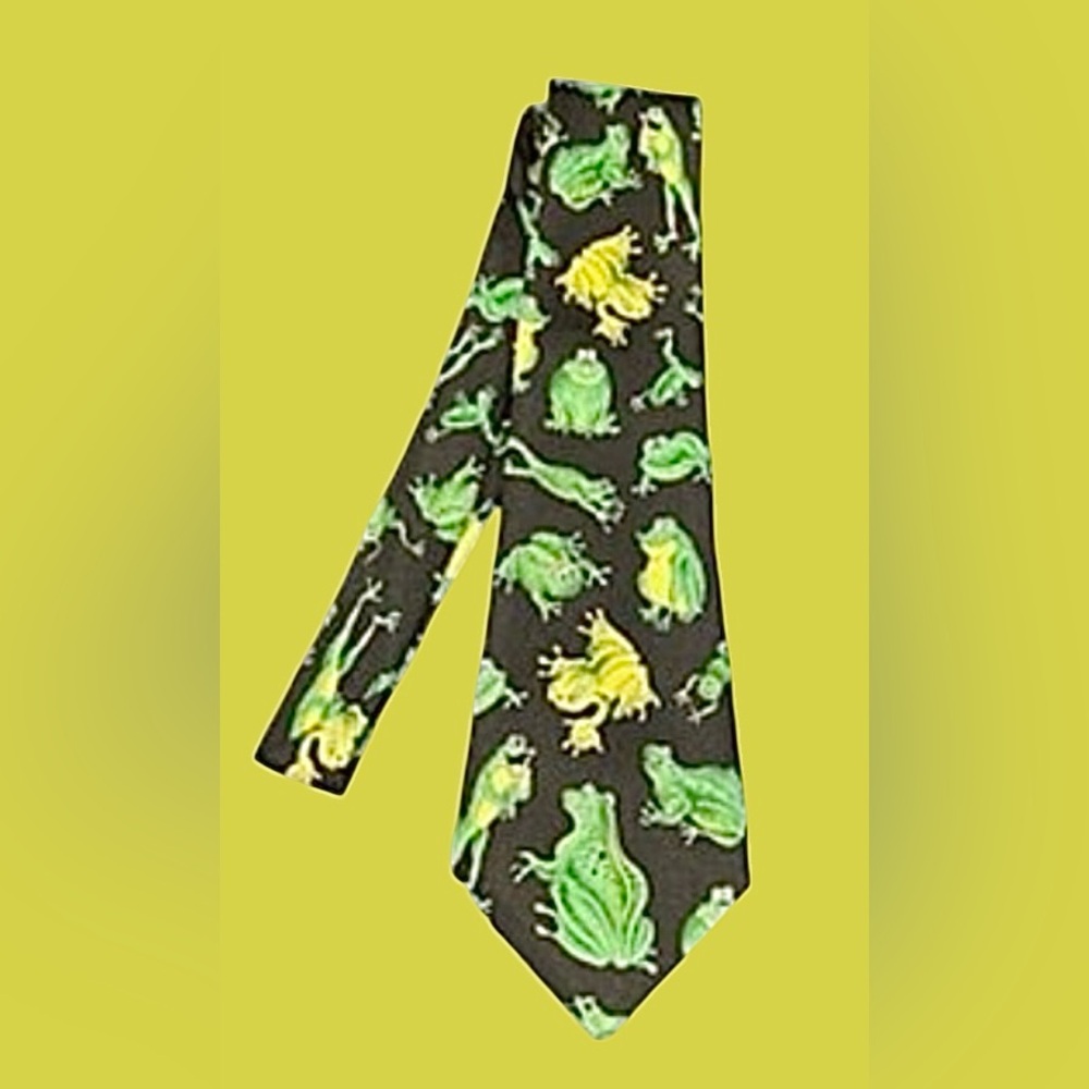 🐸FUN FROG TIE! DESIGNS BY A.ROGERS! DRESS UP & HAVE FUN! 🐸 #savethefrogs